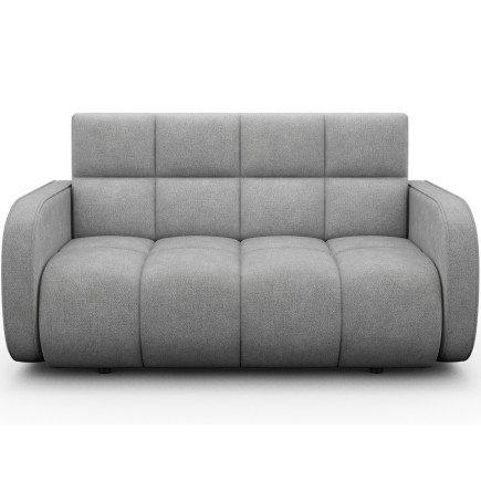 Canapé 2 places convertible tissu doux