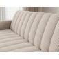 Canapé 3 places convertible velours côtelé beige, coffre, RONSARD Canapé 3 places convertible velours côtelé beige, coffre, RONSARD