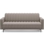 Canapé 3 places convertible velours luxe beige, coffre, RONSARD Canapé 3 places convertible velours luxe beige, coffre, RONSARD