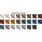 Canapé d'angle avec relax électrique tissu bouclette sensation velours, 5/6 places SINATRA, gris, angle droit