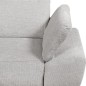 Canapé d'angle avec relax électrique en tissu Bellagio, gris, angle gauche