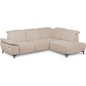 Canapé d'angle avec relax électrique en tissu Bellagio, beige, angle droit Canapé d'angle avec relax électrique en tissu Bellagio, beige, angle droit