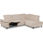 Canapé d'angle avec relax électrique en tissu Bellagio, beige, angle droit Canapé d'angle avec relax électrique en tissu Bellagio, beige, angle droit