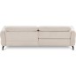 Canapé d'angle convertible en tissu luxe 5 places, MANCINI, coffre, beige, angle droit