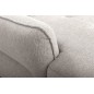 Canapé d'angle convertible en tissu luxe 5 places, MANCINI, coffre, gris, angle gauche
