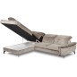 Canapé d'angle convertible en velours luxe - 5 places, SIENNA, taupe, angle gauche Canapé d'angle convertible en velours luxe - 5 places, SIENNA, taupe, angle gauche