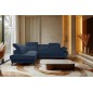 Canapé d'angle convertible en velours luxe - 5 places, SIENNA, bleu foncé, angle gauche Canapé d'angle convertible en velours luxe - 5 places, SIENNA, bleu foncé, angle gauche