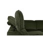 Canapé d'angle convertible en velours luxe - 5 places, SIENNA, vert olive, angle droit Canapé d'angle convertible en velours luxe - 5 places, SIENNA, vert olive, angle droit